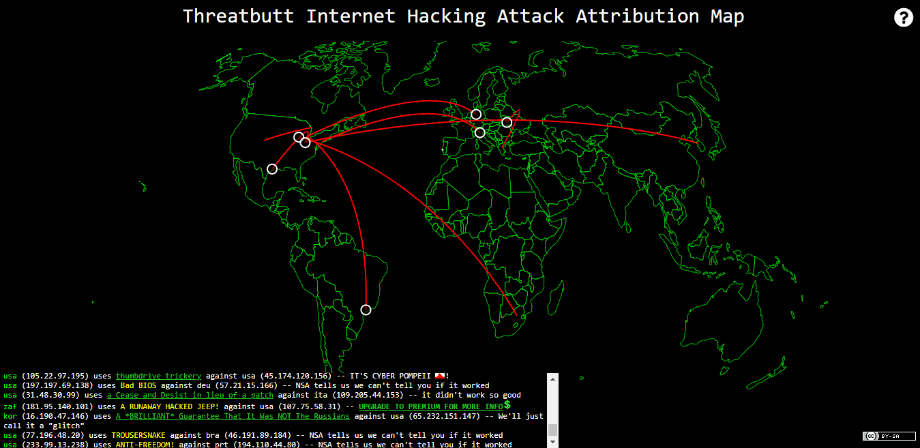 Threatbutt threat map